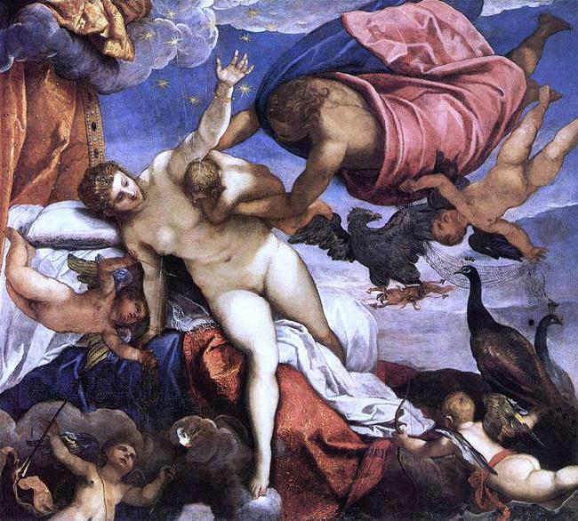 Jacopo Tintoretto The Origin of the Milky Way oil painting picture